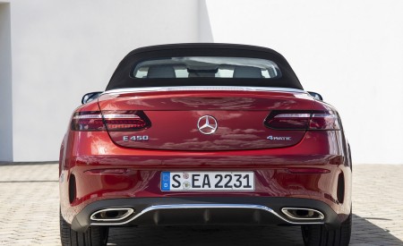 2021 Mercedes-Benz E 450 4MATIC Cabriolet (Color: Patagonia Red) Rear Wallpapers 450x275 (12)