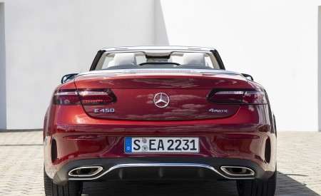 2021 Mercedes-Benz E 450 4MATIC Cabriolet (Color: Patagonia Red) Rear Wallpapers 450x275 (13)