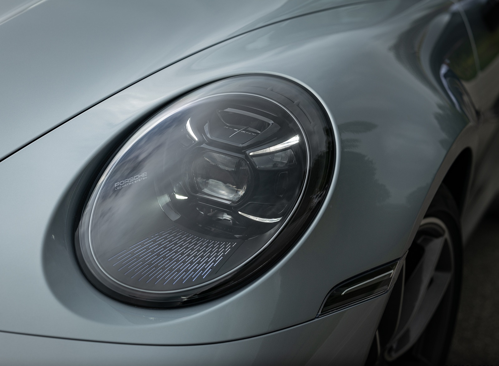 2021 Porsche 911 Targa 4 (Color: Dolomite Silver Metallic) Headlight Wallpapers #104 of 126