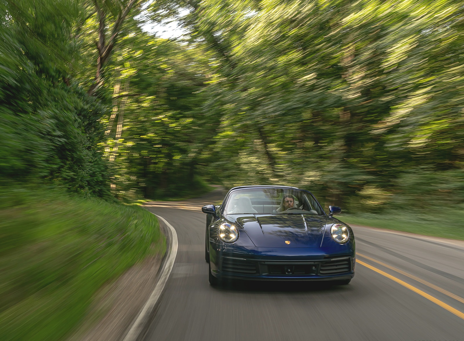2021 Porsche 911 Targa 4 (Color: Gentian Blue) Front Wallpapers #12 of 126