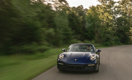 2021 Porsche 911 Targa 4 (Color: Gentian Blue) Front Wallpapers 450x275 (3)
