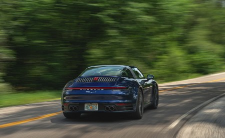 2021 Porsche 911 Targa 4 (Color: Gentian Blue) Rear Wallpapers 450x275 (6)