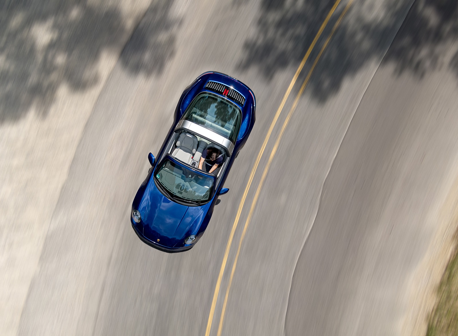 2021 Porsche 911 Targa 4 (Color: Gentian Blue) Top Wallpapers #21 of 126