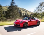 2021 Porsche 911 Targa 4S (Color: Guards Red) Front Three-Quarter Wallpapers 150x120