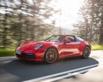 2021 Porsche 911 Targa 4S (Color: Guards Red) Front Three-Quarter Wallpapers 150x120