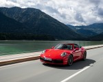 2021 Porsche 911 Targa 4S (Color: Guards Red) Front Three-Quarter Wallpapers 150x120