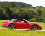 2021 Porsche 911 Targa 4S (Color: Guards Red) Side Wallpapers 150x120