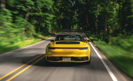 2021 Porsche 911 Targa 4S (Color: Racing Yellow) Rear Wallpapers 450x275 (6)