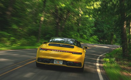 2021 Porsche 911 Targa 4S (Color: Racing Yellow) Rear Wallpapers 450x275 (10)