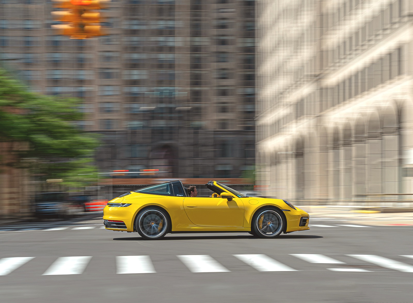 2021 Porsche 911 Targa 4S (Color: Racing Yellow) Side Wallpapers #24 of 138
