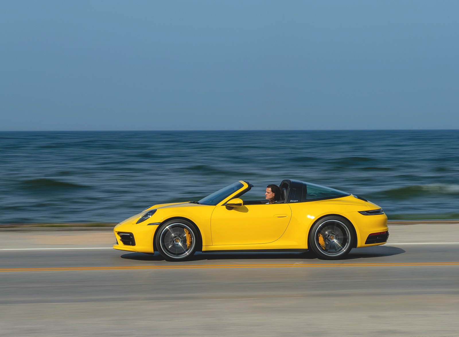 2021 Porsche 911 Targa 4S (Color: Racing Yellow) Side Wallpapers #21 of 138