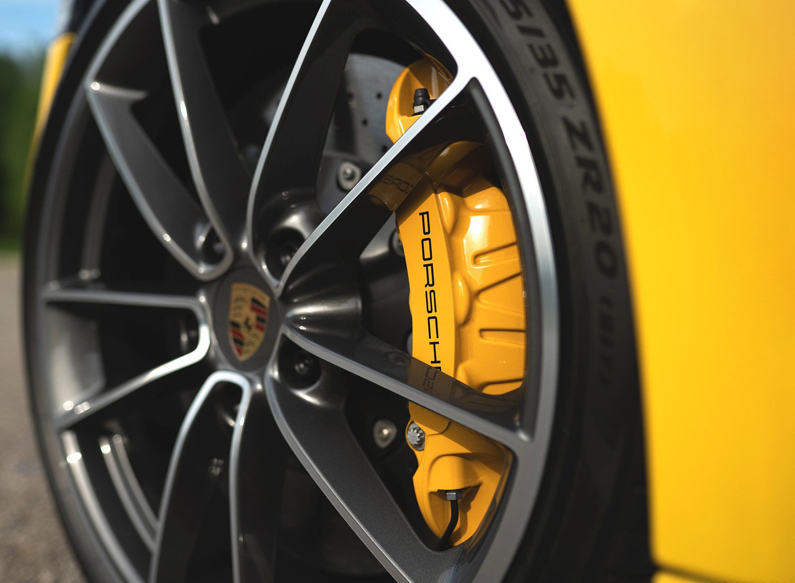 2021 Porsche 911 Targa 4S (Color: Racing Yellow) Wheel Wallpapers #48 of 138