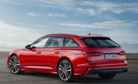 2020 Audi S6 Avant TDI (Color: Tango Red) Rear Three-Quarter Wallpapers  450x275 (35)