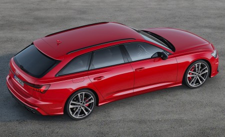 2020 Audi S6 Avant TDI (Color: Tango Red) Rear Three-Quarter Wallpapers 450x275 (38)