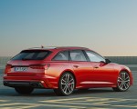 2020 Audi S6 Avant TDI (Color: Tango Red) Rear Three-Quarter Wallpapers 150x120