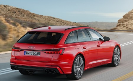 2020 Audi S6 Avant TDI (Color: Tango Red) Rear Three-Quarter Wallpapers 450x275 (28)