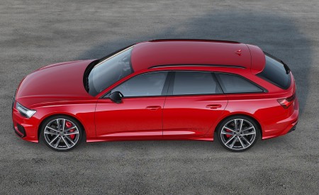 2020 Audi S6 Avant TDI (Color: Tango Red) Side Wallpapers 450x275 (39)