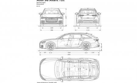 2020 Audi S6 Avant TDI Dimensions Wallpapers 450x275 (56)
