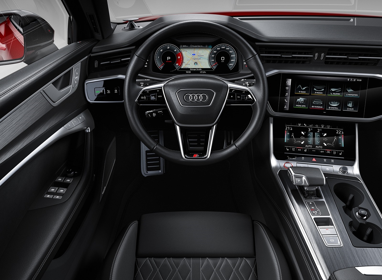 2020 Audi S6 Avant TDI Interior Cockpit Wallpapers #40 of 60