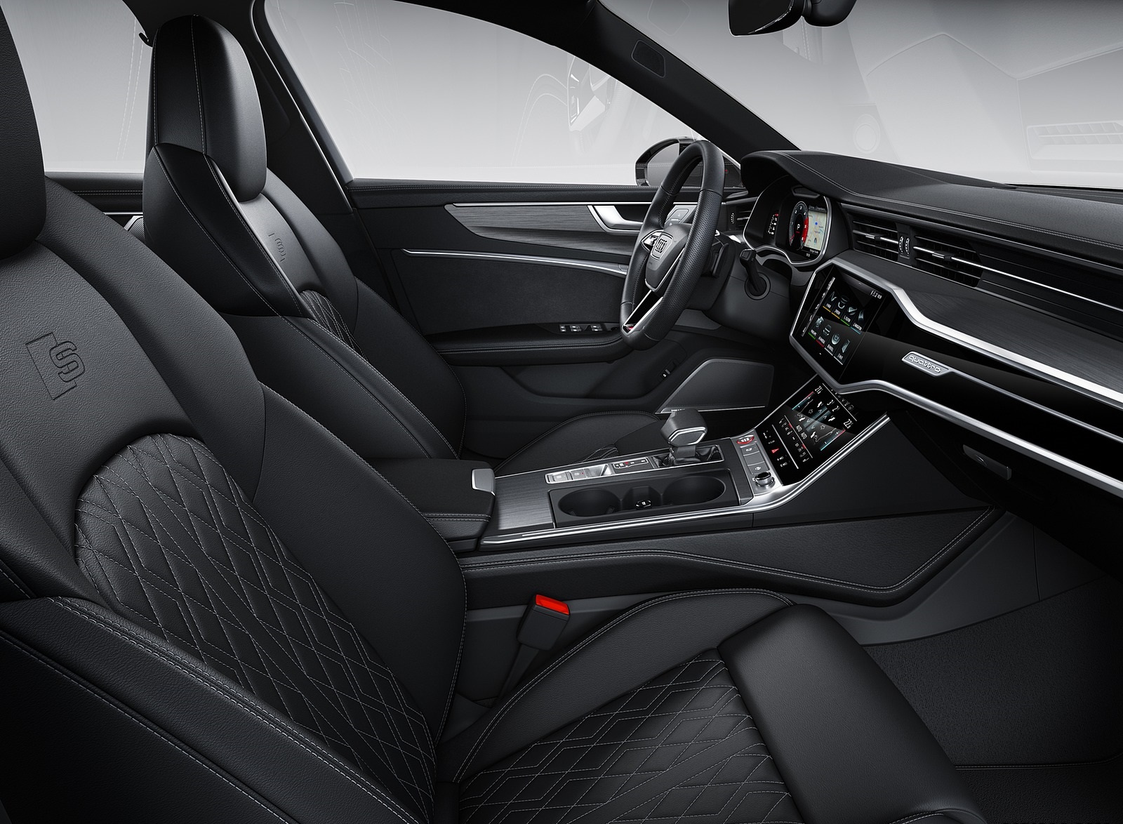 2020 Audi S6 Avant TDI Interior Front Seats Wallpapers #41 of 60