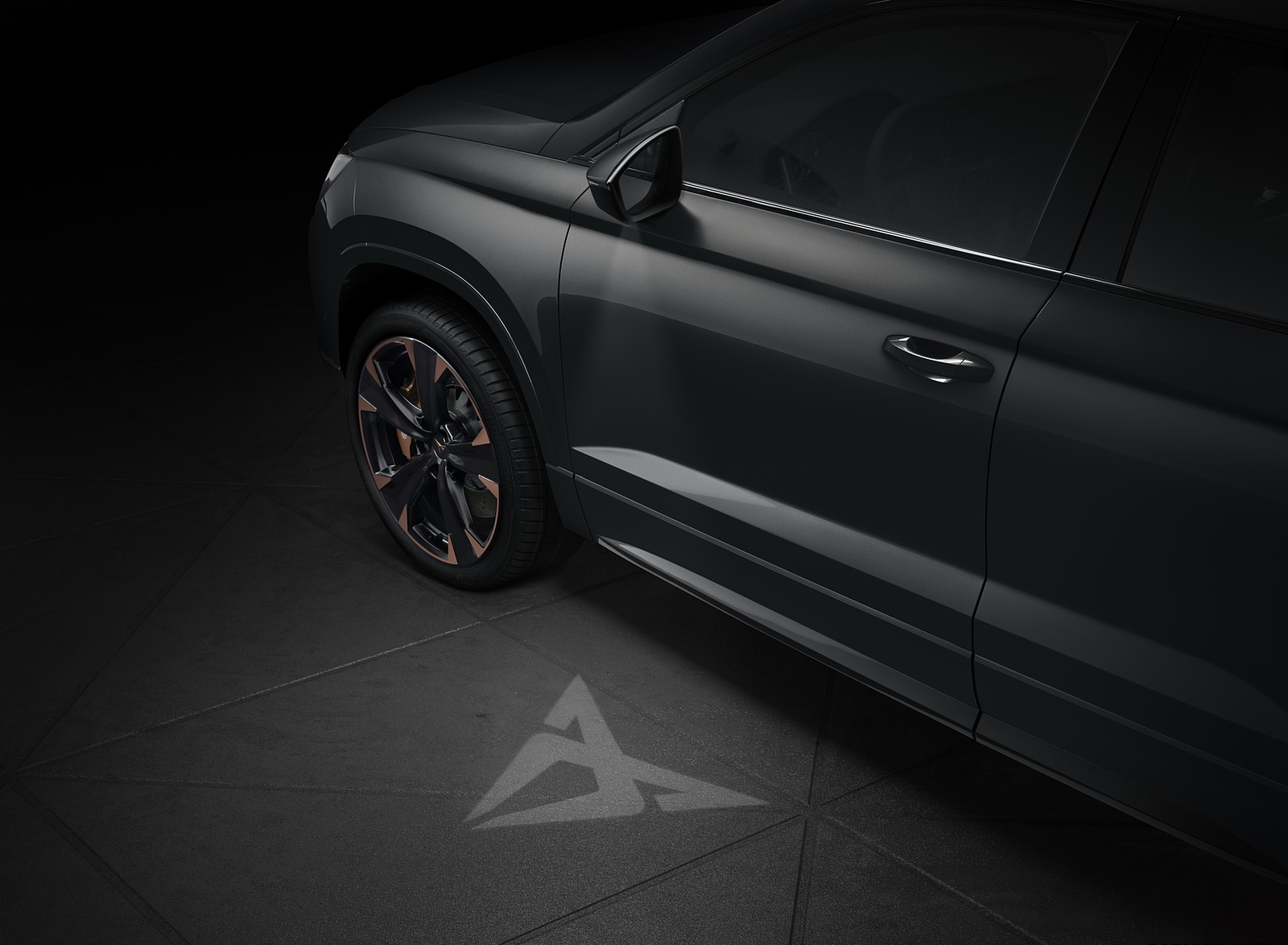 2020 CUPRA Ateca Ground Projection Wallpapers (8)