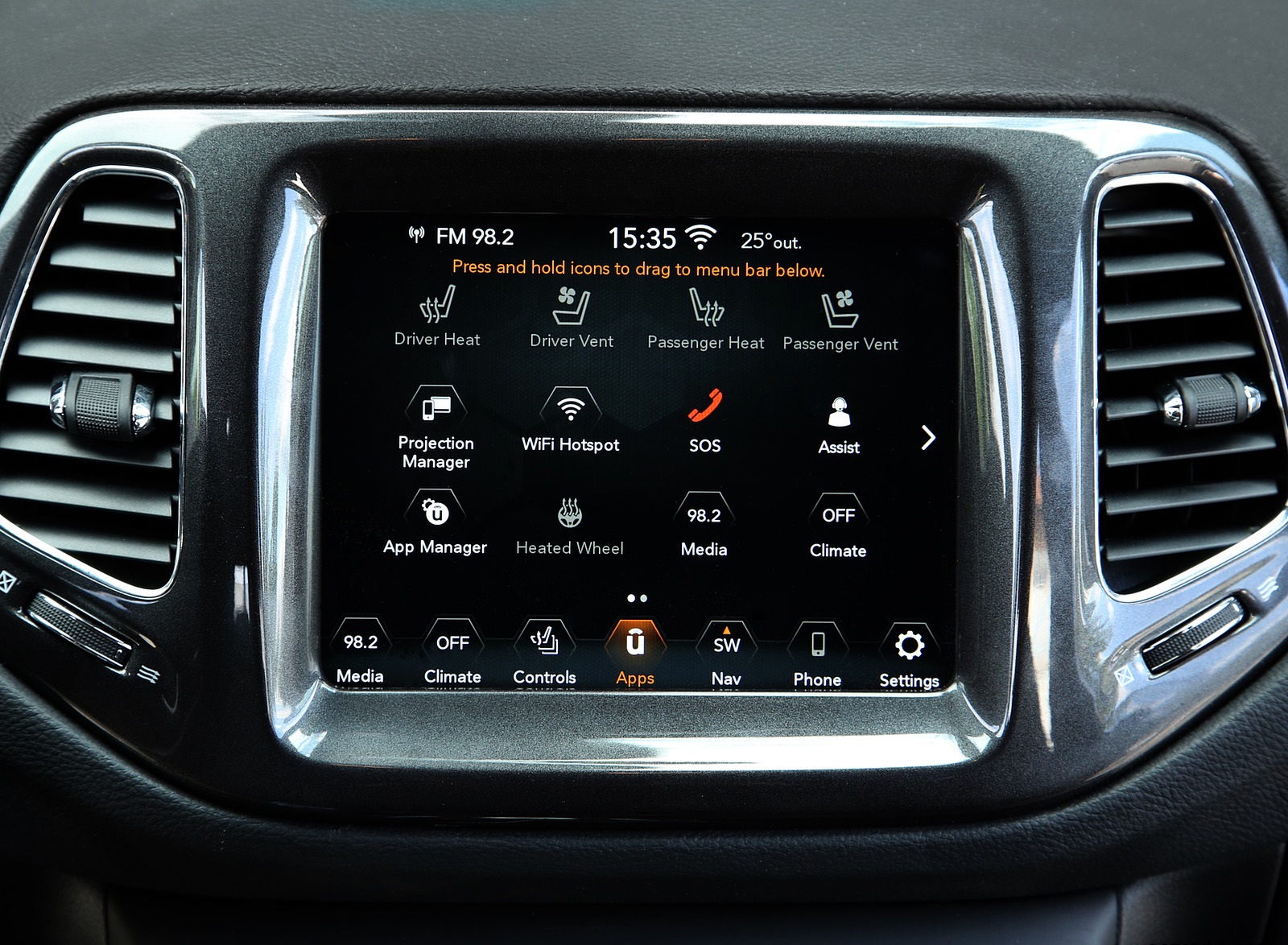2020 Jeep Compass (Euro-Spec) Central Console Wallpapers #26 of 26