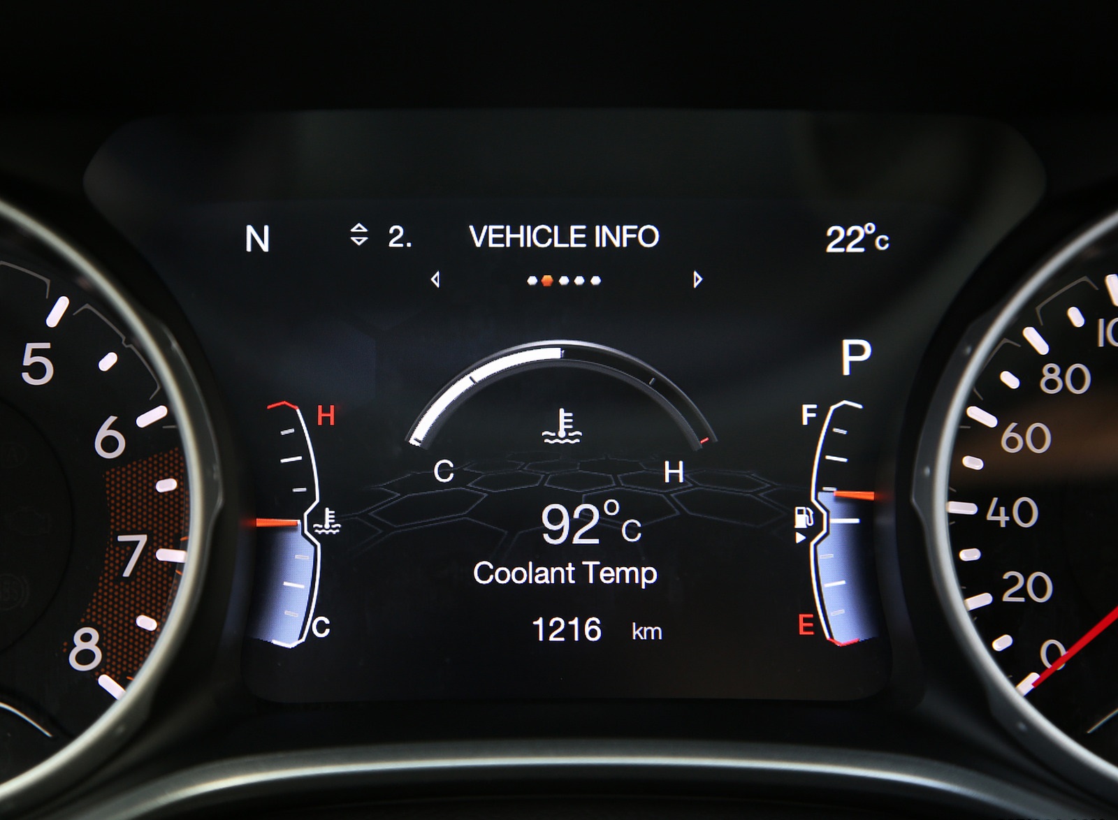 2020 Jeep Compass (Euro-Spec) Instrument Cluster Wallpapers #21 of 26