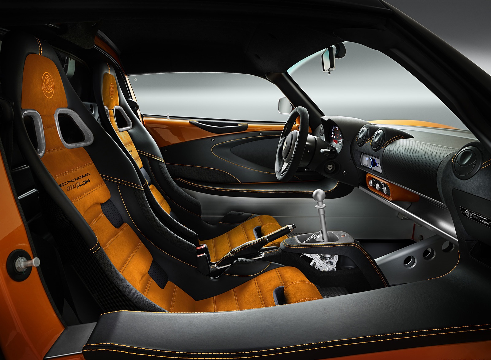 2020 Lotus Exige Sport 410 20th Anniversary (Color: Chrome Orange) Interior Wallpapers #11 of 15