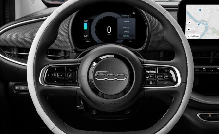 2021 Fiat 500 la Prima EV Interior Steering Wheel Wallpapers 450x275 (23)