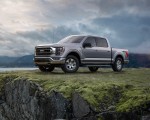 2021 Ford F-150 Platinum (Color: Iconic Silver) Front Three-Quarter Wallpapers 150x120