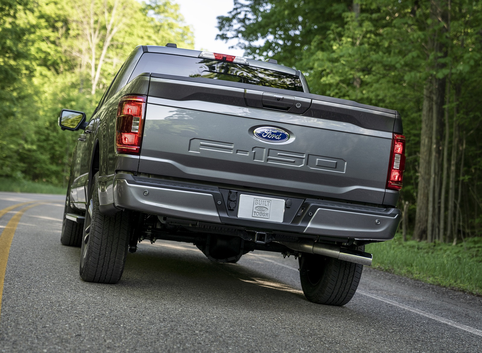2021 Ford F-150 XLT Sport Appearance Package (Color: Carbonized Gray Rear Wallpapers #15 of 46