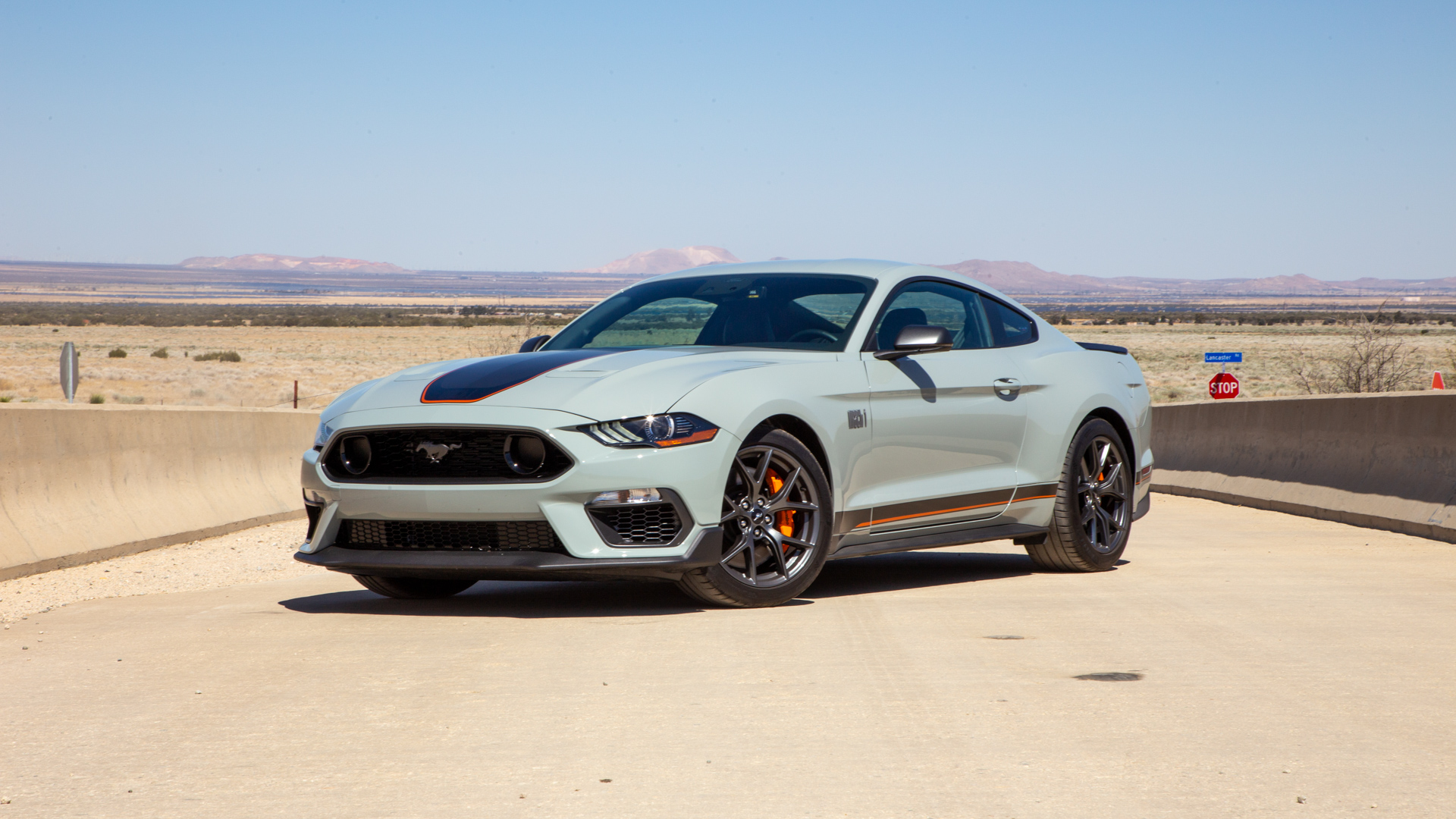 2021 Ford Mustang Mach 1 (Color: Fighter Jet Gray) Front Three-Quarter Wallpapers #29 of 52