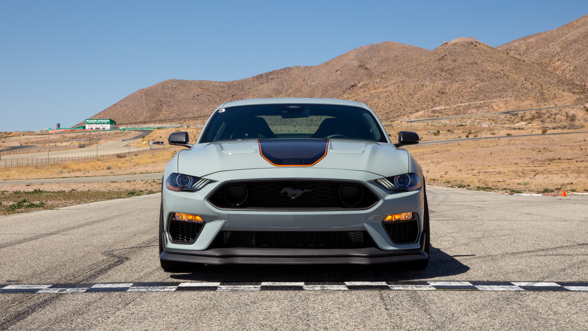 2021 Ford Mustang Mach 1 (Color: Fighter Jet Gray) Front Wallpapers #22 of 52
