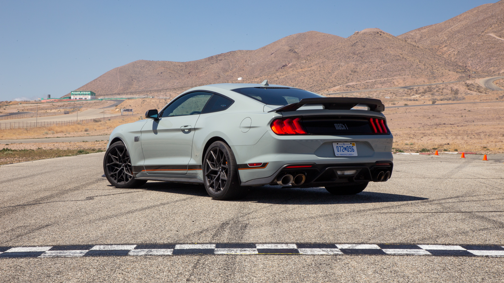2021 Ford Mustang Mach 1 (Color: Fighter Jet Gray) Rear Three-Quarter Wallpapers #23 of 52