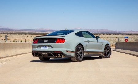 2021 Ford Mustang Mach 1 (Color: Fighter Jet Gray) Rear Three-Quarter Wallpapers 450x275 (31)