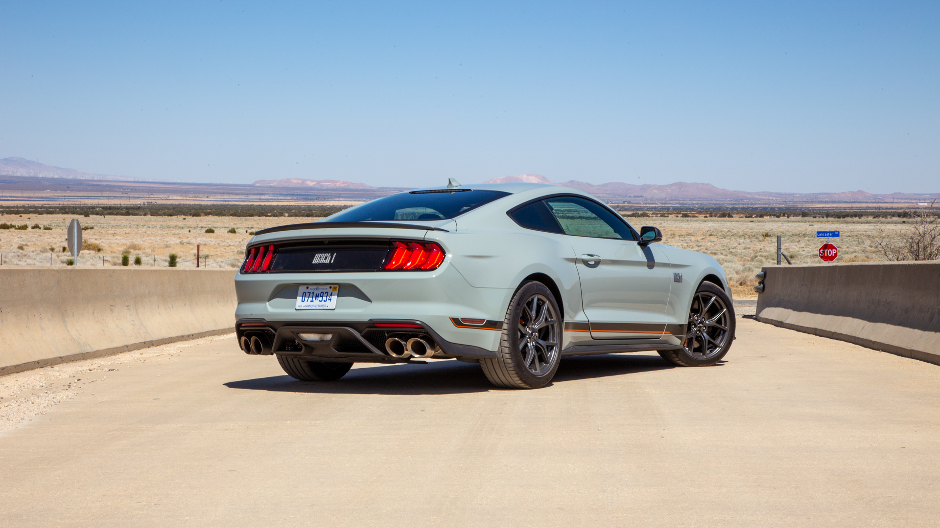 2021 Ford Mustang Mach 1 (Color: Fighter Jet Gray) Rear Three-Quarter Wallpapers #31 of 52