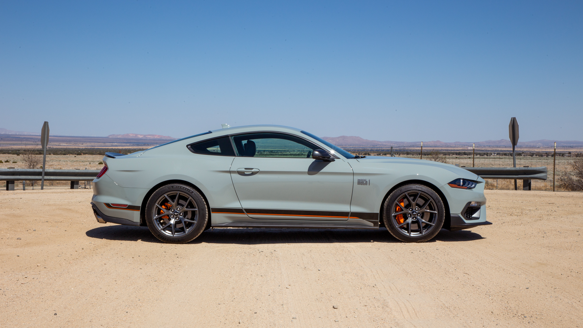 2021 Ford Mustang Mach 1 (Color: Fighter Jet Gray) Side Wallpapers #33 of 52