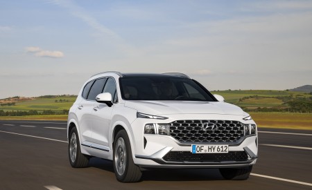 2021 Hyundai Santa Fe Front Three-Quarter Wallpapers 450x275 (2)