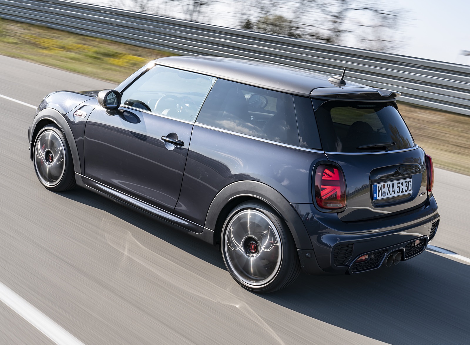 2021 MINI John Cooper Works GP Pack Rear Three-Quarter Wallpapers (3)