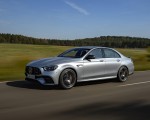 2021 Mercedes-AMG E 63 S 4MATIC+ (Color: High-Tech Silver Metallic) Front Three-Quarter Wallpapers 150x120