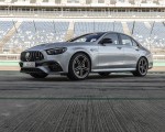 2021 Mercedes-AMG E 63 S 4MATIC+ (Color: High-Tech Silver Metallic) Front Three-Quarter Wallpapers 150x120 (12)