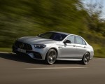 2021 Mercedes-AMG E 63 S 4MATIC+ (Color: High-Tech Silver Metallic) Front Three-Quarter Wallpapers 150x120