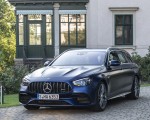 2021 Mercedes-AMG E 63 S Estate 4MATIC+ (Color: Designo Magno Brilliant Blue) Front Three-Quarter Wallpapers 150x120 (42)