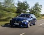 2021 Mercedes-AMG E 63 S Estate 4MATIC+ (Color: Designo Magno Brilliant Blue) Front Three-Quarter Wallpapers 150x120 (5)