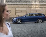 2021 Mercedes-AMG E 63 S Estate 4MATIC+ (Color: Designo Magno Brilliant Blue) Side Wallpapers 150x120
