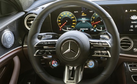 2021 Mercedes-AMG E 63 S Estate 4MATIC+ Interior Steering Wheel Wallpapers 450x275 (53)