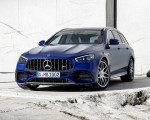 2021 Mercedes-AMG E 63 S Estate (Color: Brilliant Blue Magno) Front Three-Quarter Wallpapers 150x120 (80)