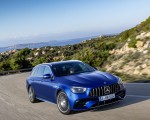 2021 Mercedes-AMG E 63 S Estate (Color: Brilliant Blue Magno) Front Three-Quarter Wallpapers 150x120 (74)