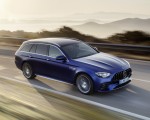 2021 Mercedes-AMG E 63 S Estate (Color: Brilliant Blue Magno) Front Three-Quarter Wallpapers 150x120