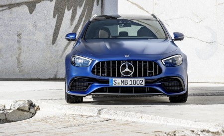 2021 Mercedes-AMG E 63 S Estate (Color: Brilliant Blue Magno) Front Wallpapers 450x275 (81)